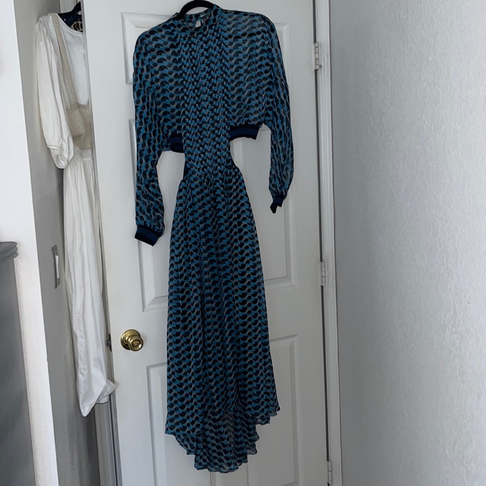 Pleated Midi Dress